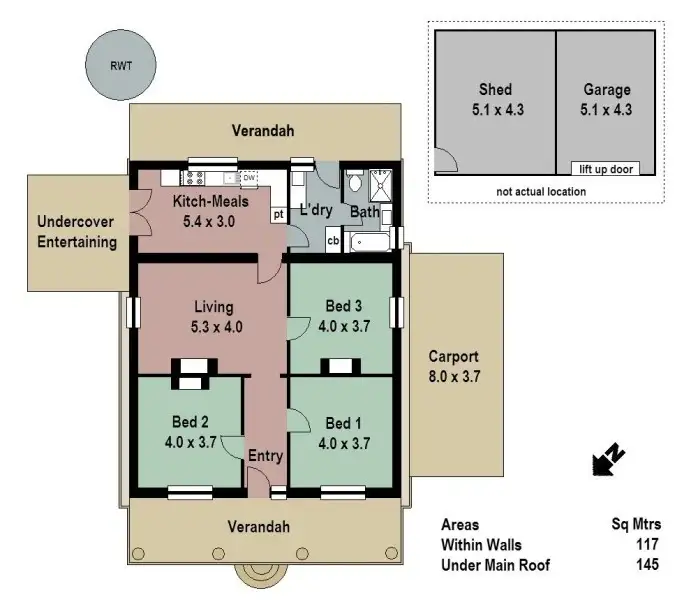 Floorplan of Homely house listing, 60 Onkaparinga Valley Road, Balhannah SA 5242