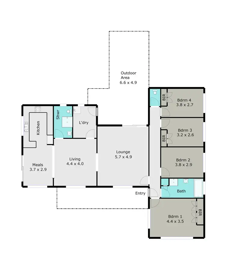 Floorplan of Homely house listing, 181 Sago Hill Road, Haddon VIC 3351