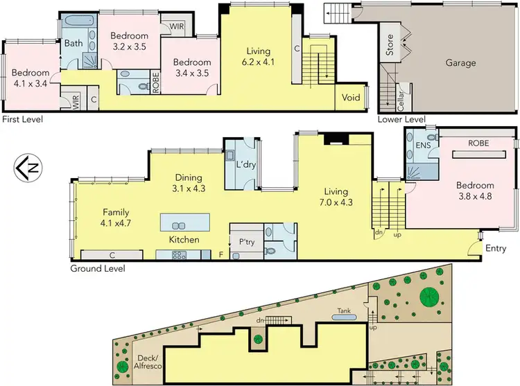 Floorplan of Homely house listing, 21A Markham Avenue, Ashburton VIC 3147