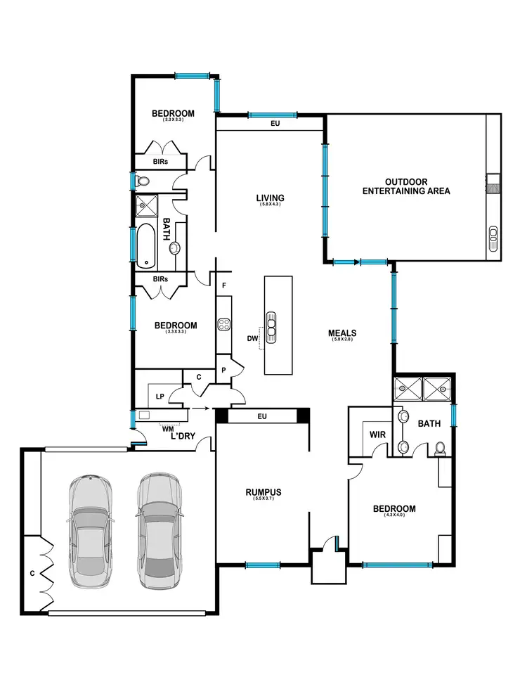 Floorplan of Homely house listing, 614 Somerville Street, Buninyong VIC 3357