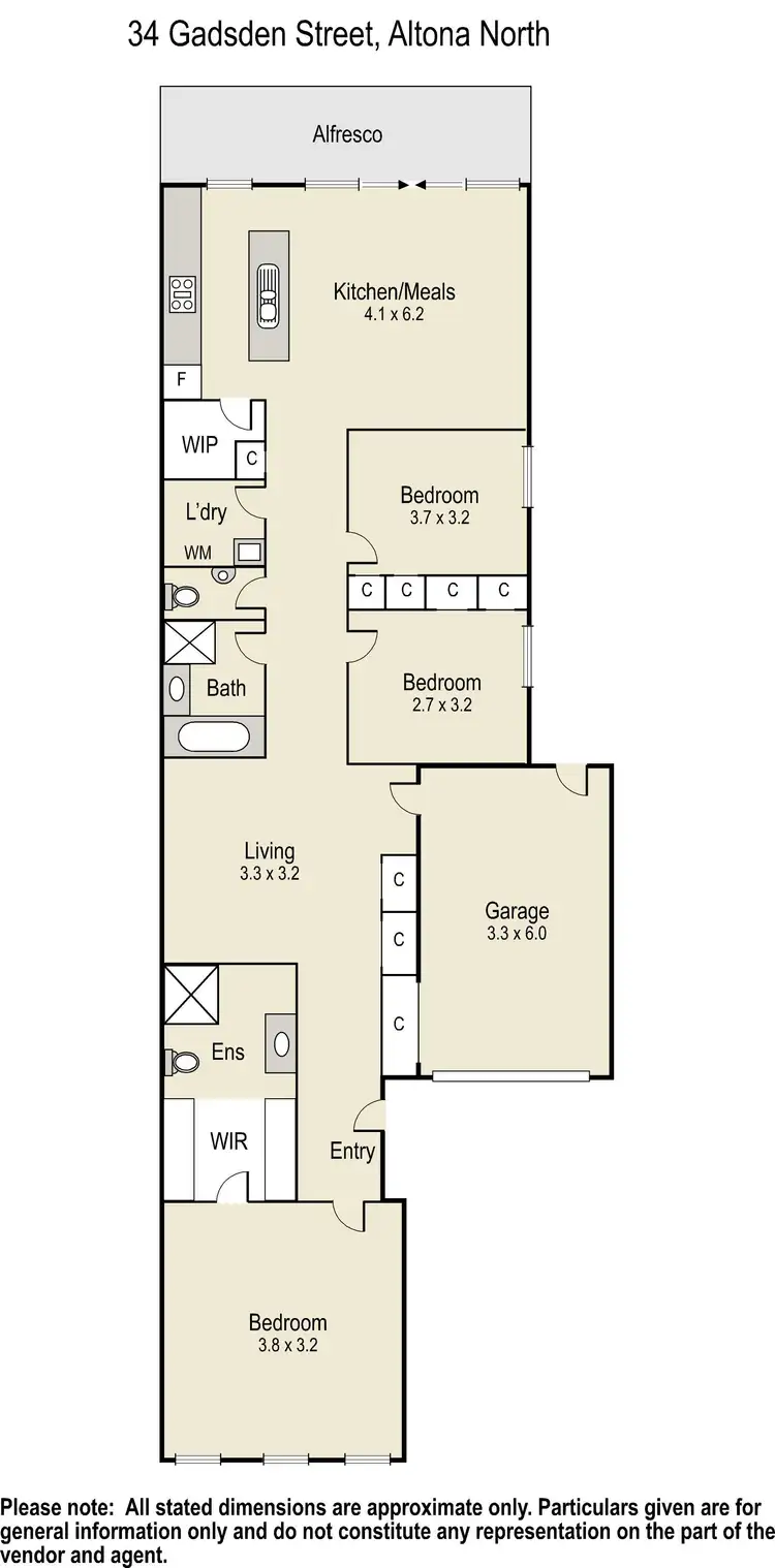 Floorplan of Homely house listing, 34 Gadsden Street, Altona North VIC 3025