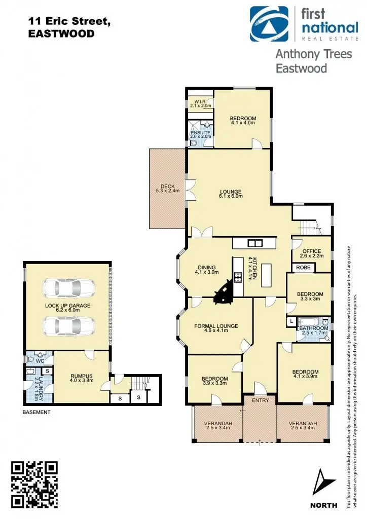 Floorplan of Homely house listing, 11 Eric Street, Eastwood NSW 2122