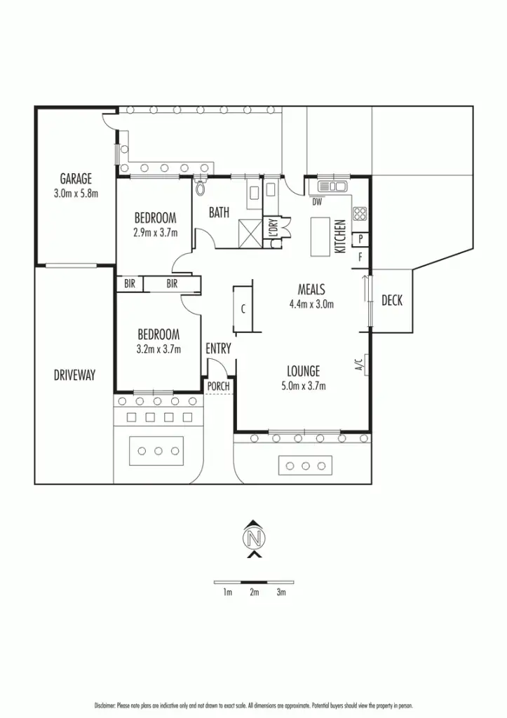 Floorplan of Homely unit listing, 4/34 Mount Street, Altona VIC 3018