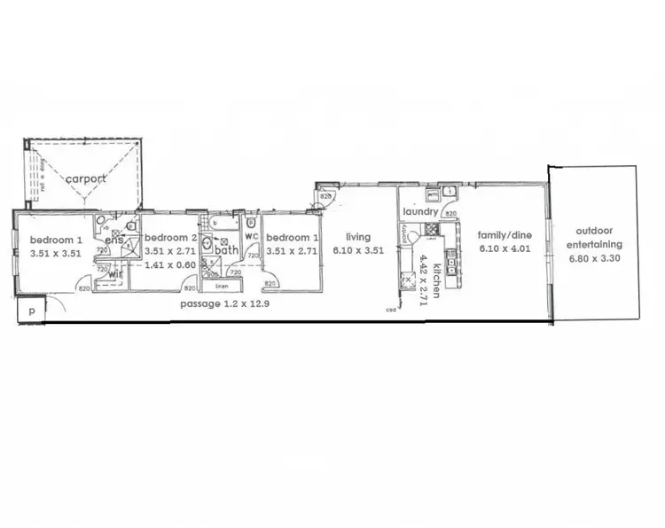 Floorplan of Homely house listing, 25B Alton Avenue, Magill SA 5072