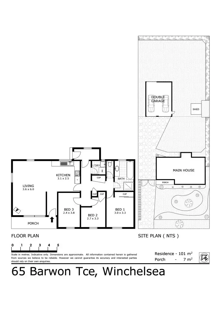 Floorplan of Homely house listing, 65A Barwon Terrace, Winchelsea VIC 3241