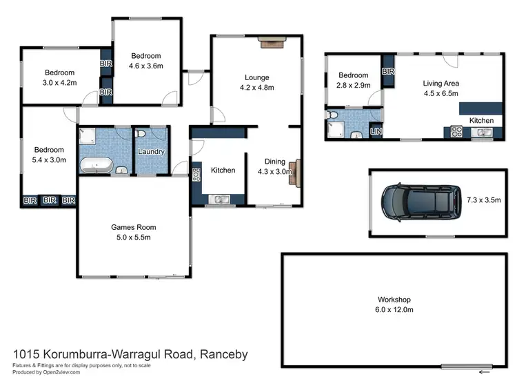 Floorplan of Homely house listing, 1015 Korumburra Warragul Road, Korumburra VIC 3950