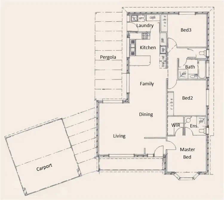 Floorplan of Homely house listing, 45 Crane Drive, Buronga NSW 2739