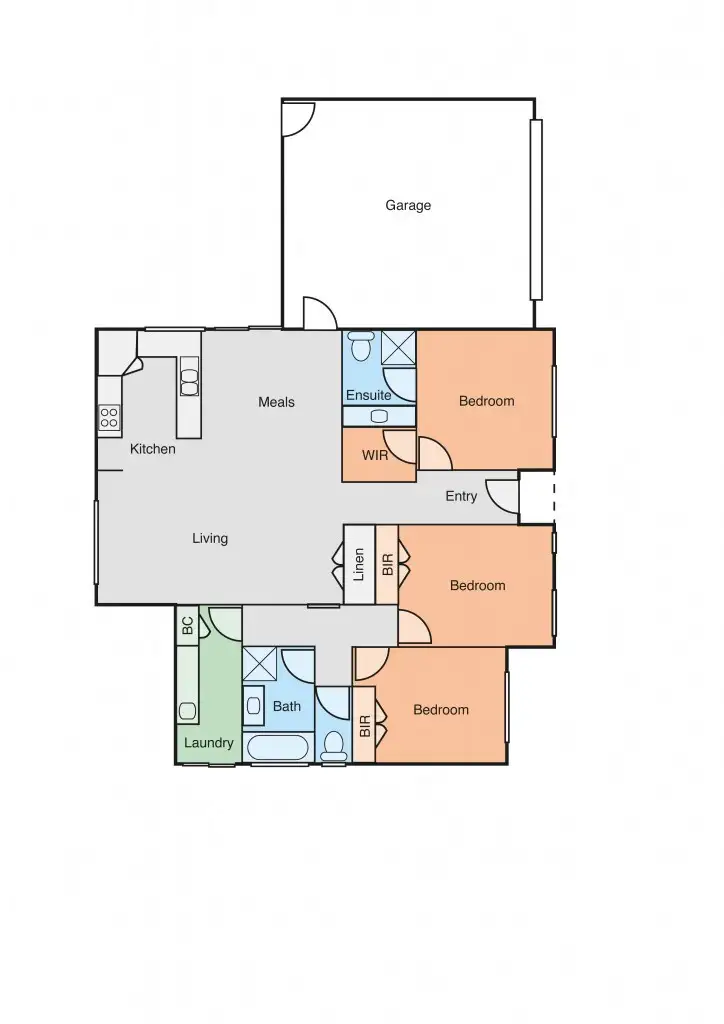 Floorplan of Homely house listing, Lot 11 Karol Street, Alfredton VIC 3350