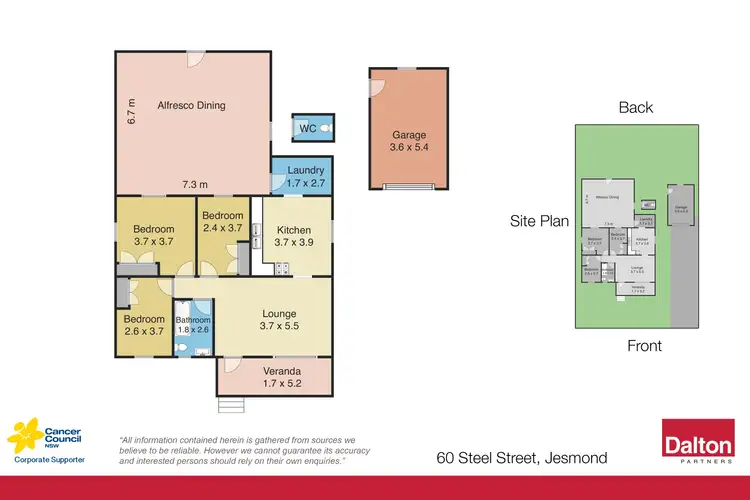 Floorplan of Homely house listing, 60 Steel Street, Jesmond NSW 2299