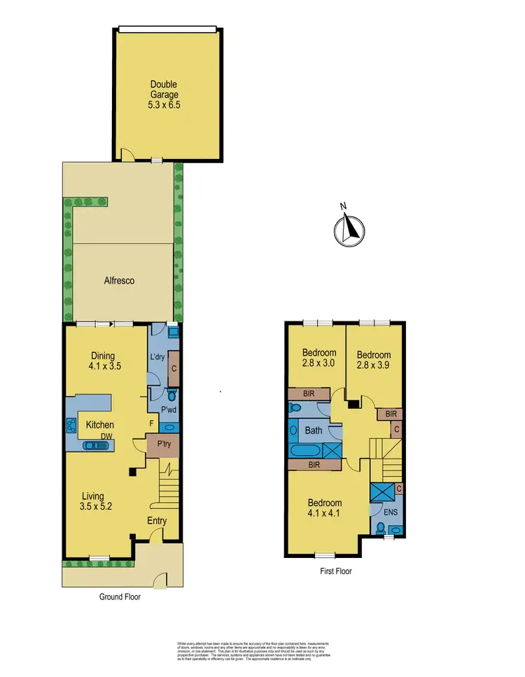 Floorplan of Homely townhouse listing, 16/2 Shoalhaven Street, Bundoora VIC 3083