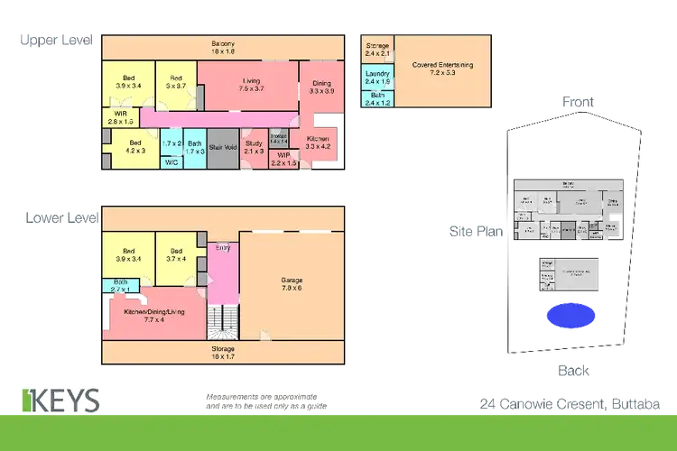 Floorplan of Homely house listing, 24 Canowie Crescent, Buttaba NSW 2283