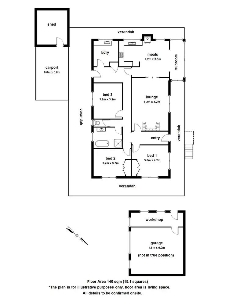Floorplan of Homely house listing, 23 Berrys Road, Emerald VIC 3782