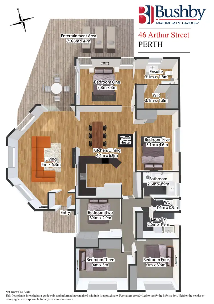 Floorplan of Homely house listing, 46 Arthur Street, Perth TAS 7300