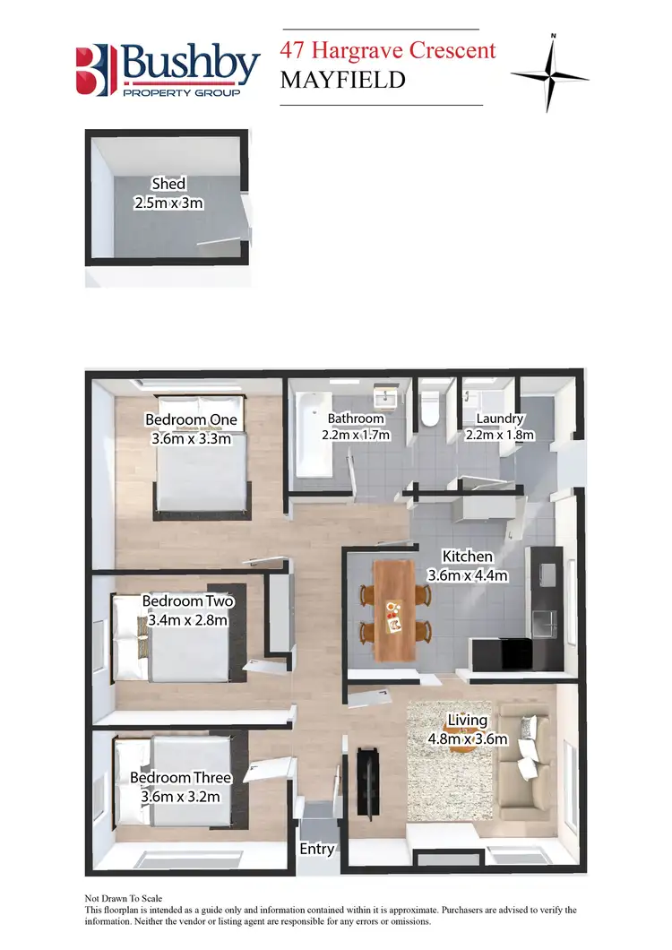 Floorplan of Homely house listing, 47 Hargrave Crescent, Mayfield TAS 7248