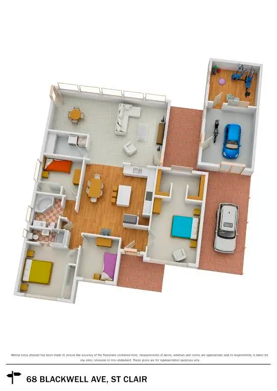 Floorplan of Homely house listing, 68 Blackwell Avenue, St Clair NSW 2759
