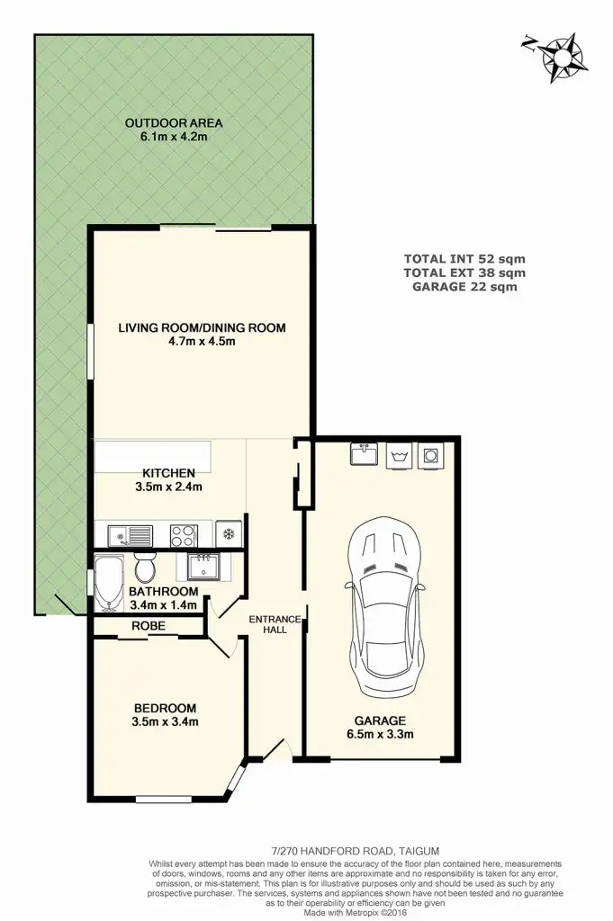 Floorplan of Homely unit listing, 7/270 Handford Road, Taigum QLD 4018