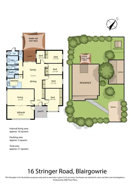 Floorplan of Homely house listing, 16 Stringer Road, Blairgowrie VIC 3942