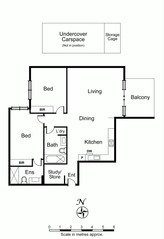 Floorplan of Homely apartment listing, 8/247 Williams Road, South Yarra VIC 3141