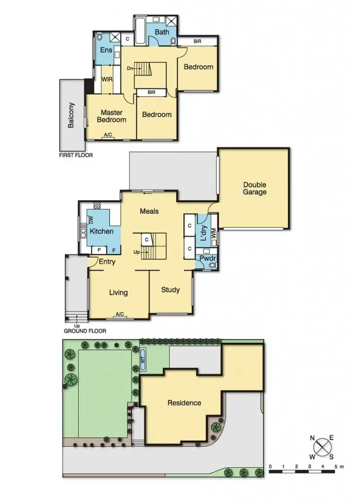Floorplan of Homely townhouse listing, 1/6 Shalbury Avenue, Eltham VIC 3095