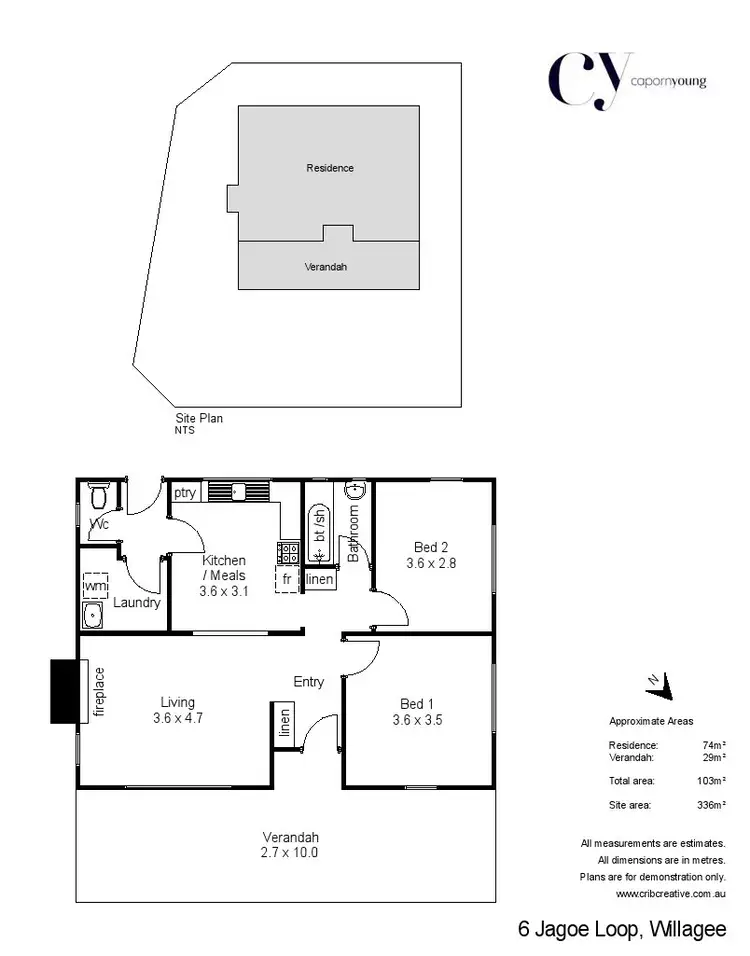 Floorplan of Homely house listing, 6 Jagoe Loop, Willagee WA 6156