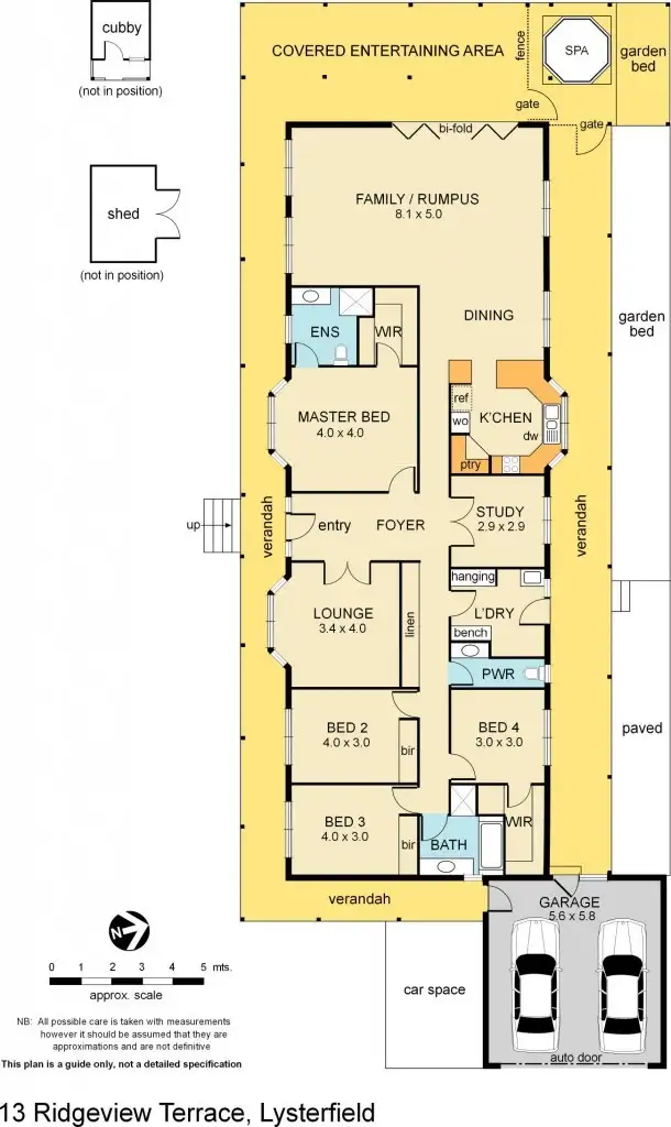 Floorplan of Homely house listing, 13 Ridgeview Terrace, Lysterfield VIC 3156