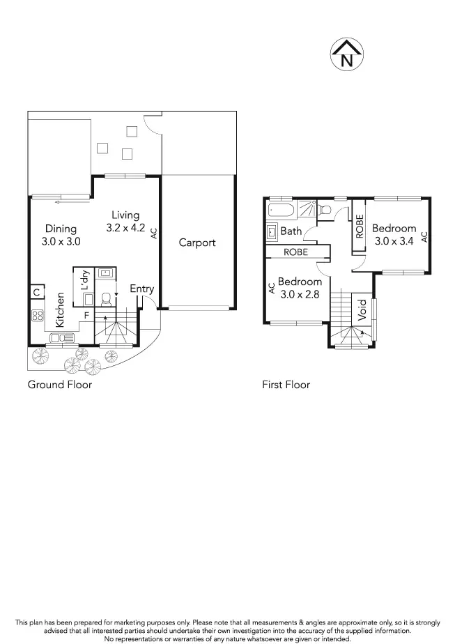 Floorplan of Homely house listing, 4/26 Hancock Crescent, Braybrook VIC 3019
