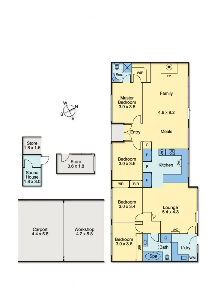 Floorplan of Homely house listing, 5 Rylston Court, Mount Eliza VIC 3930