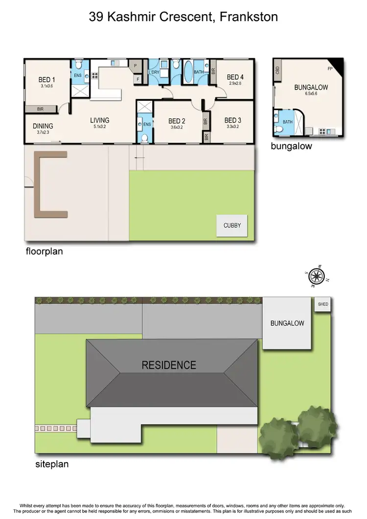 Floorplan of Homely house listing, 39 Kashmir Crescent, Frankston VIC 3199