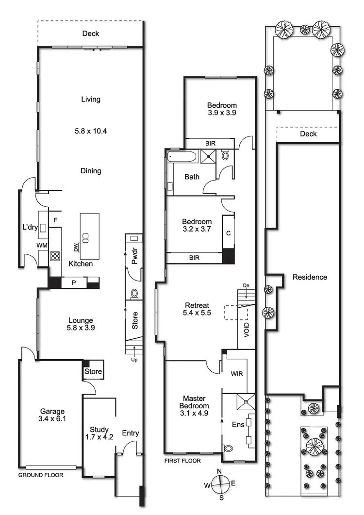 Floorplan of Homely house listing, 7A Chalmers Street, Mckinnon VIC 3204