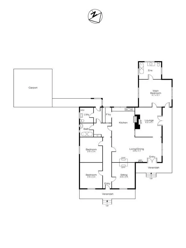 Floorplan of Homely house listing, 677 Dean Newlyn Road, Newlyn VIC 3364