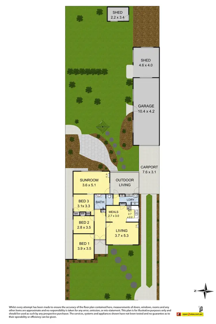 Floorplan of Homely house listing, 28 Galvin Street, Altona VIC 3018