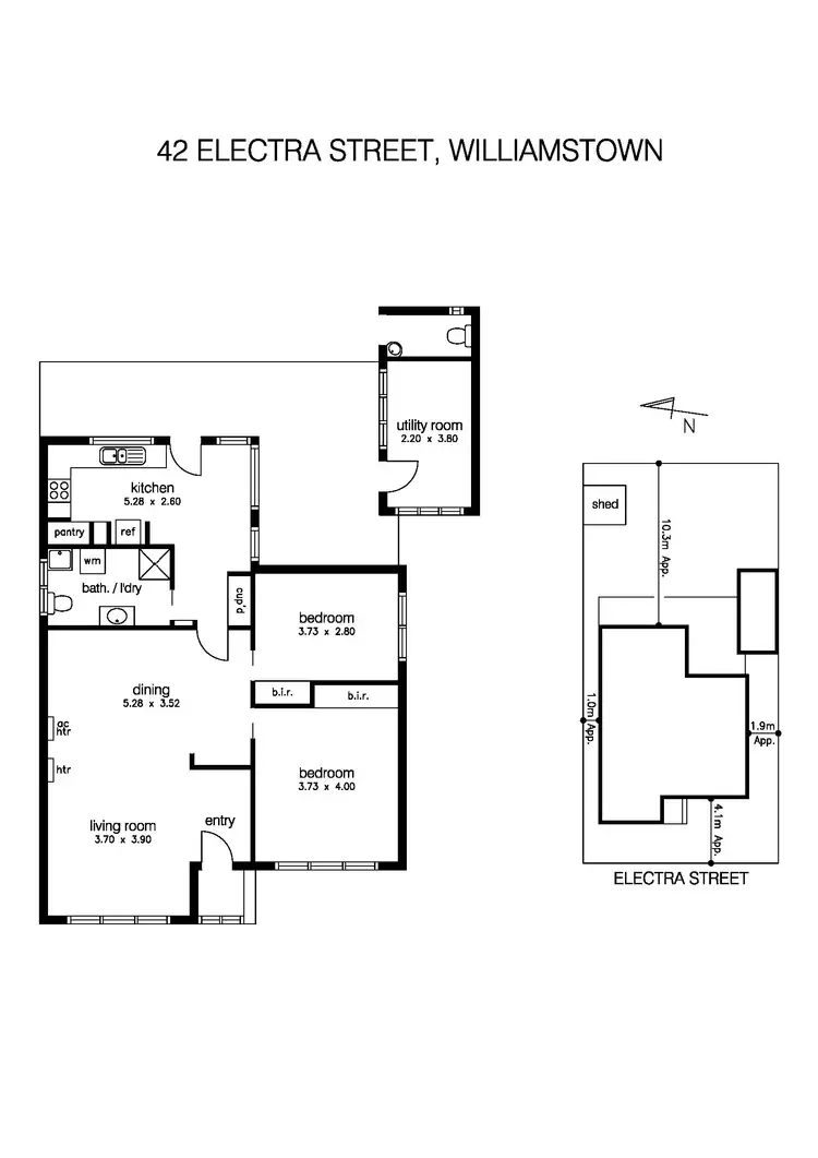 Floorplan of Homely house listing, 42 Electra Street, Williamstown VIC 3016