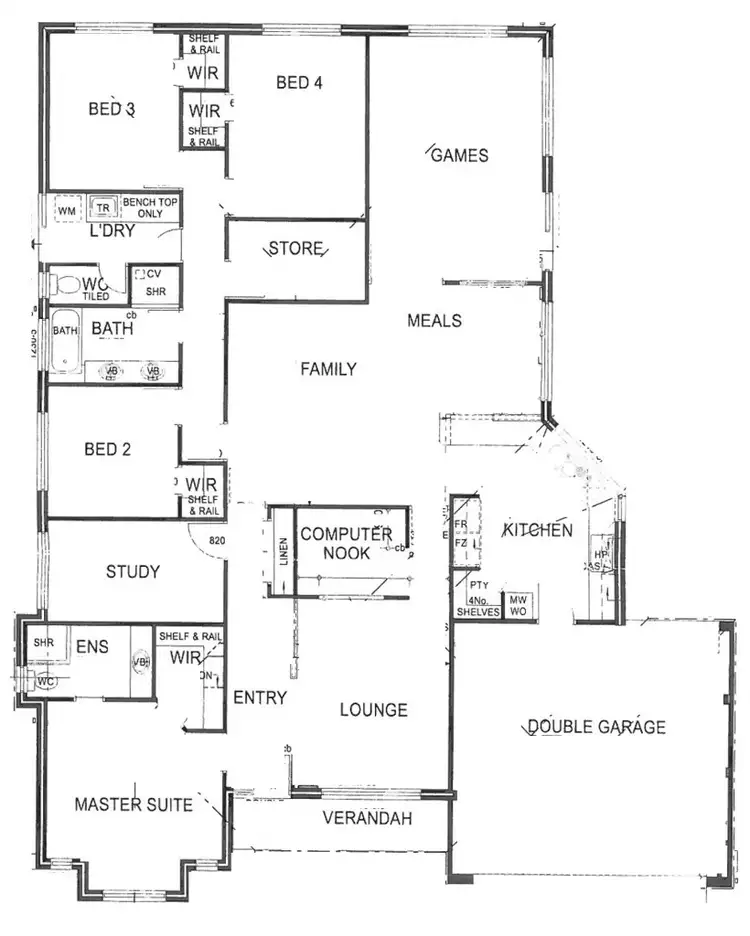 Floorplan of Homely house listing, 70 Tullamore Drive, Darch WA 6065