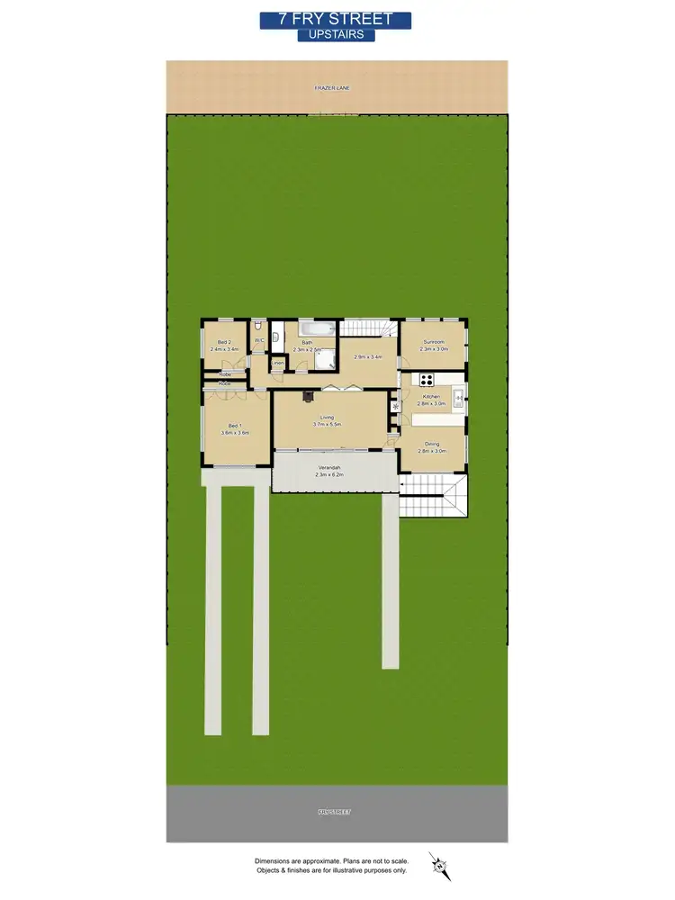 Floorplan of Homely house listing, 7 Fry Street, Grafton NSW 2460