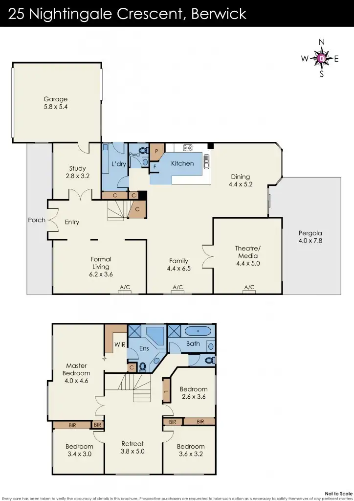 Floorplan of Homely house listing, 25 Nightingale Crescent, Berwick VIC 3806