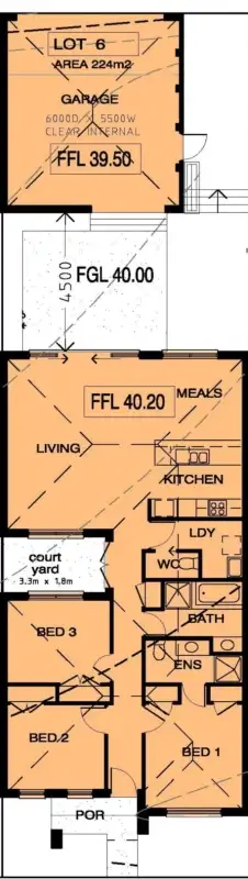 Floorplan of Homely house listing, 6 Kavanagh Lane, Clyde North VIC 3978