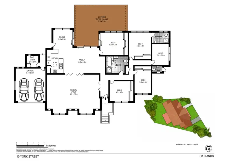 Floorplan of Homely house listing, 10 York Street, Oatlands NSW 2117