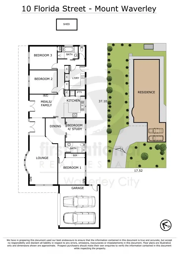 Floorplan of Homely house listing, 10 Florida Street, Mount Waverley VIC 3149