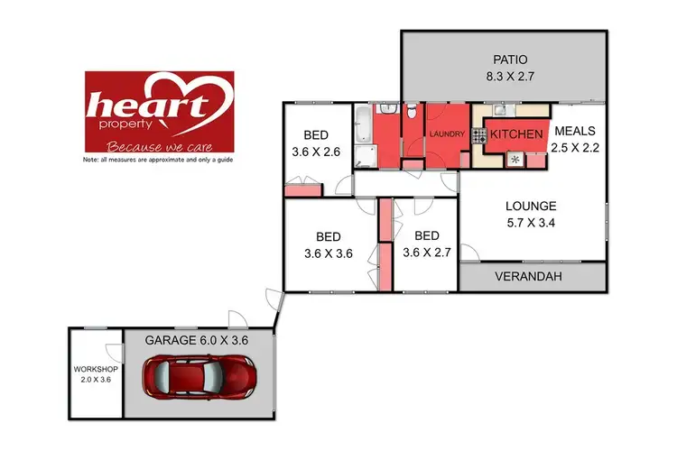 Floorplan of Homely unit listing, 5/242 Raglan Street, Sale VIC 3850