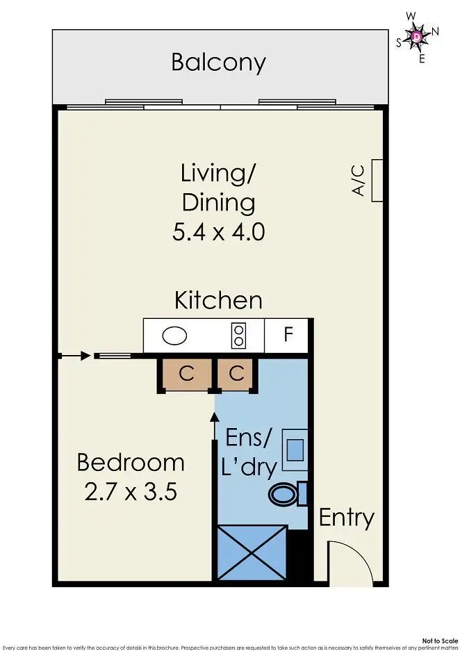 Floorplan of Homely apartment listing, 1511/31 A'Beckett Street, Melbourne VIC 3000