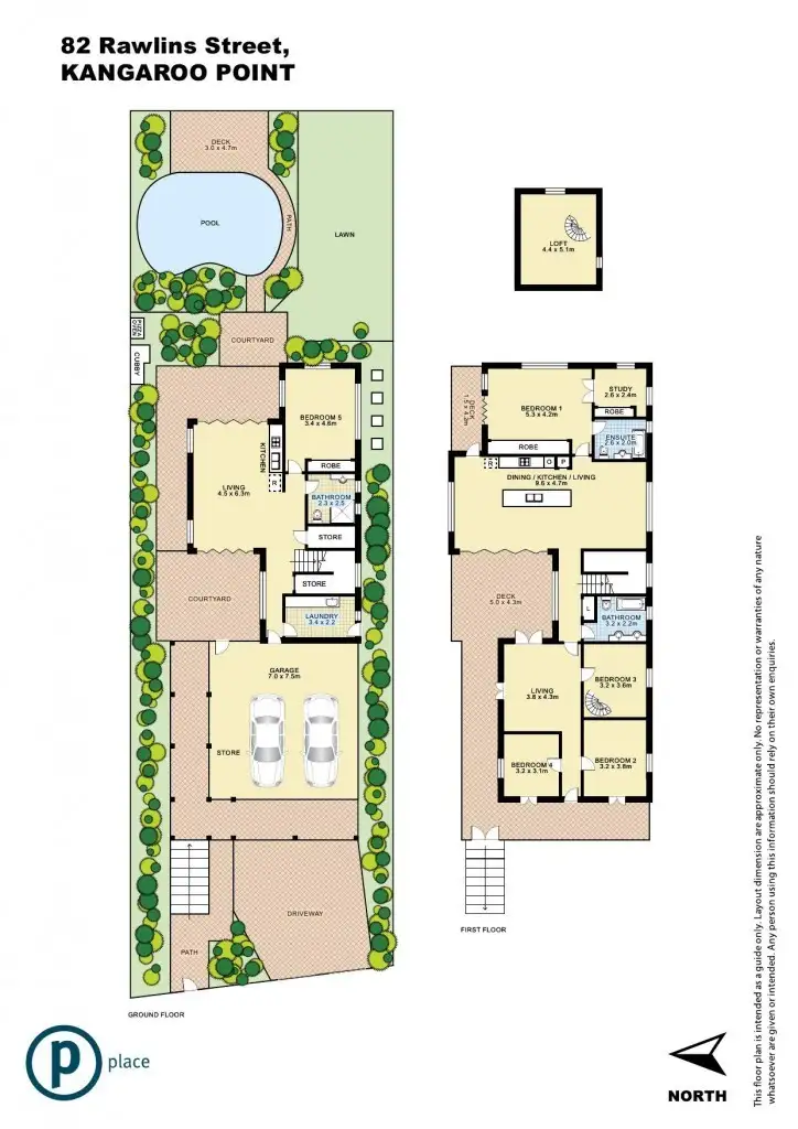 Floorplan of Homely house listing, 82 Rawlins Street, Kangaroo Point QLD 4169