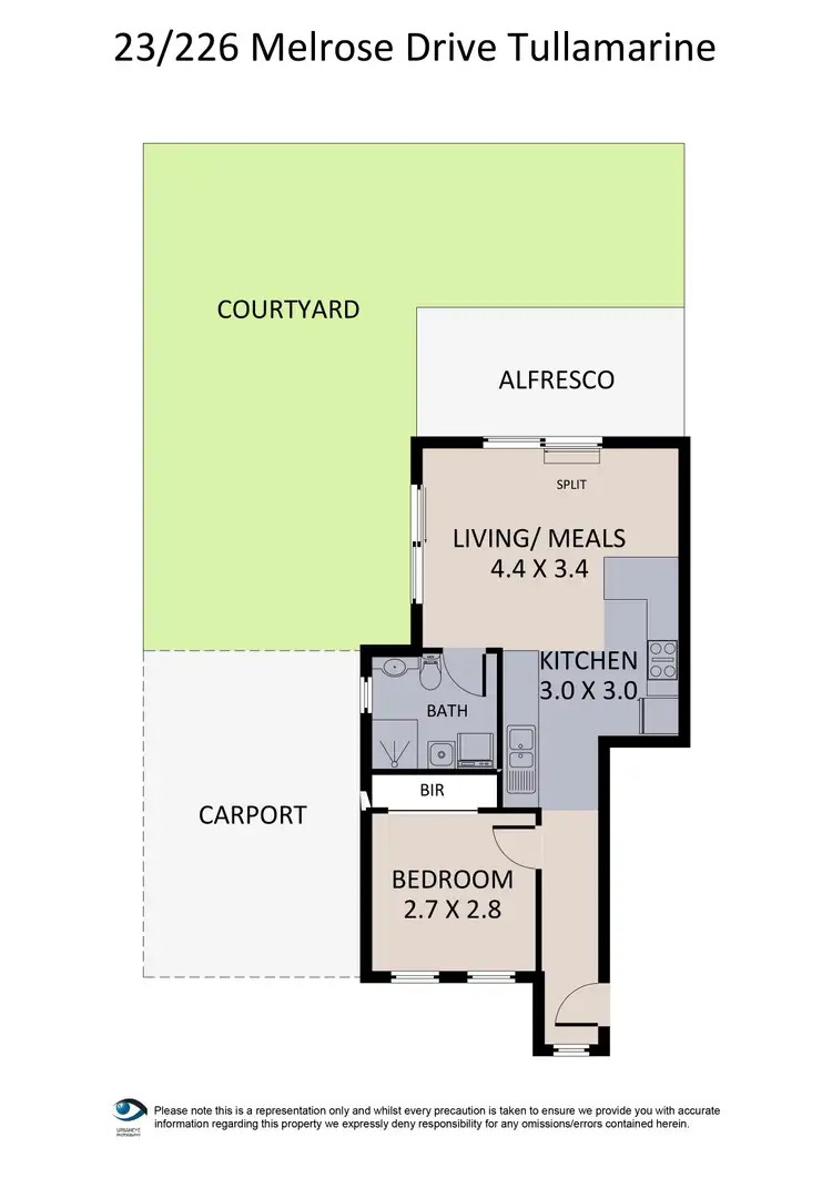 Floorplan of Homely unit listing, 23/226 Melrose Drive, Tullamarine VIC 3043