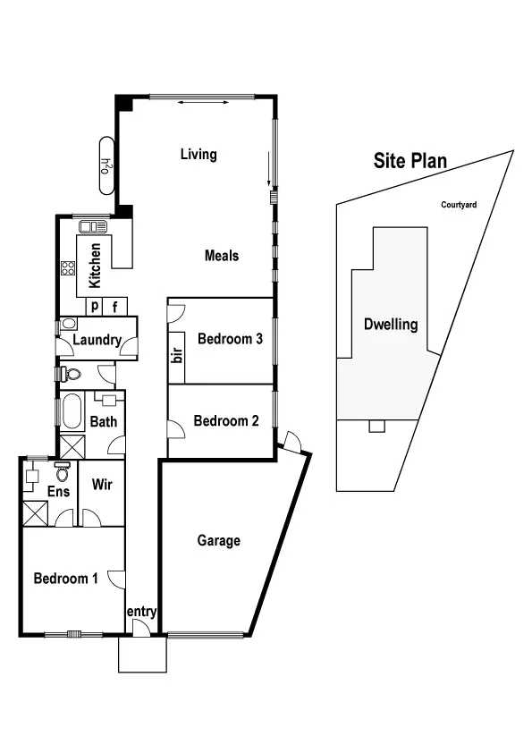 Floorplan of Homely house listing, 192A Purinuan Road, Reservoir VIC 3073