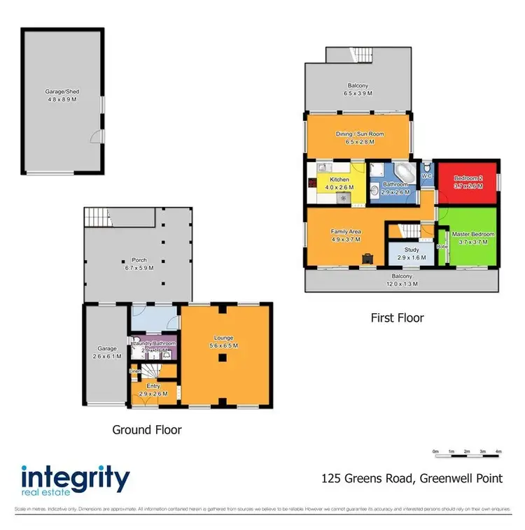 Floorplan of Homely house listing, 125 Greens Road, Greenwell Point NSW 2540