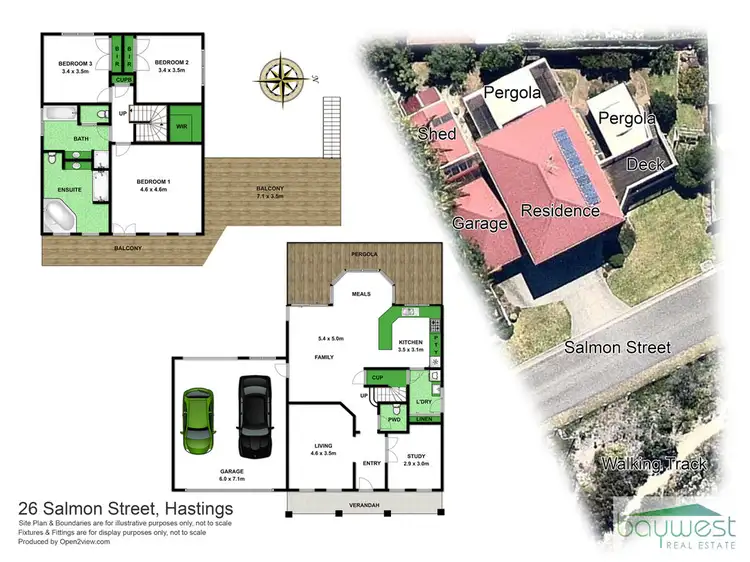 Floorplan of Homely house listing, 26 Salmon Street, Hastings VIC 3915