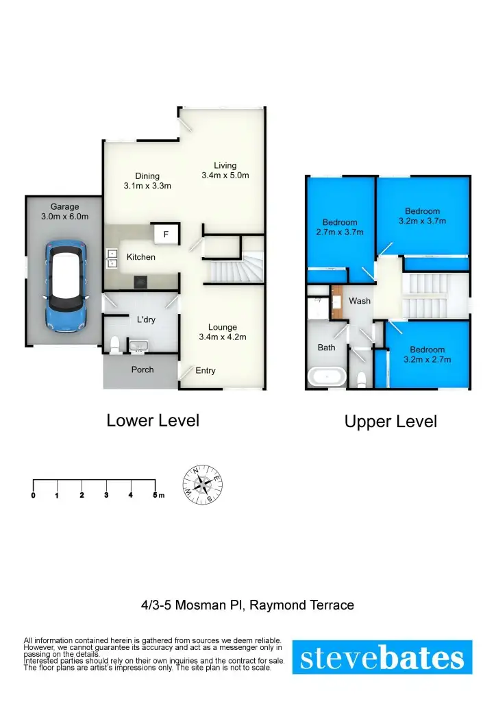 Floorplan of Homely house listing, 4/3-5 Mosman Place, Raymond Terrace NSW 2324