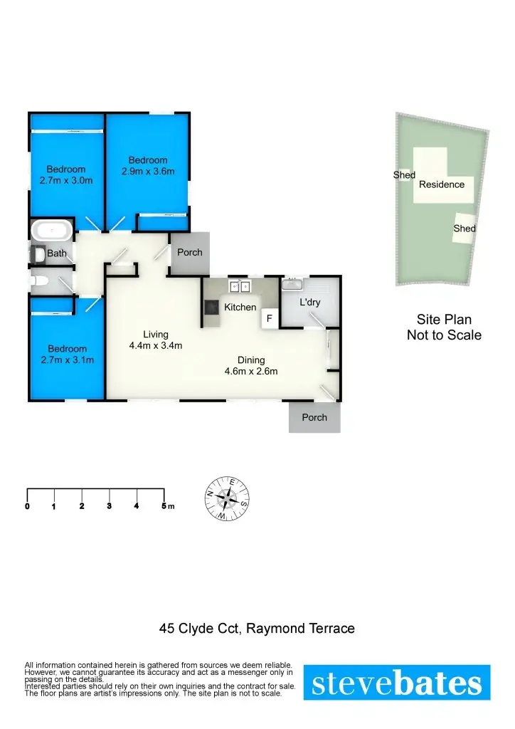 Floorplan of Homely house listing, 45 Clyde Circuit, Raymond Terrace NSW 2324
