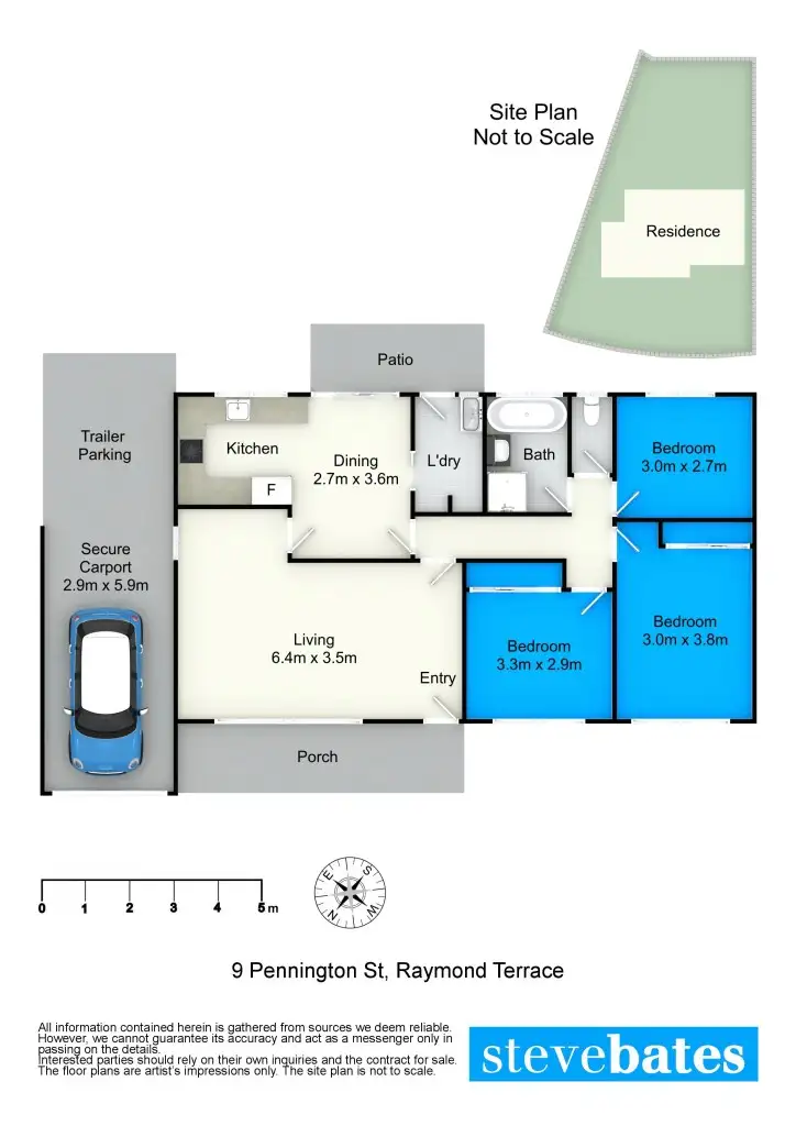 Floorplan of Homely house listing, 9 Pennington Street, Raymond Terrace NSW 2324