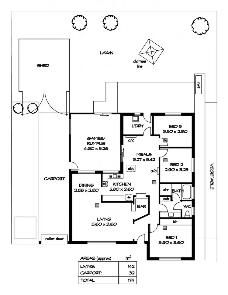 Floorplan of Homely house listing, 12 Cook Street, Parafield Gardens SA 5107