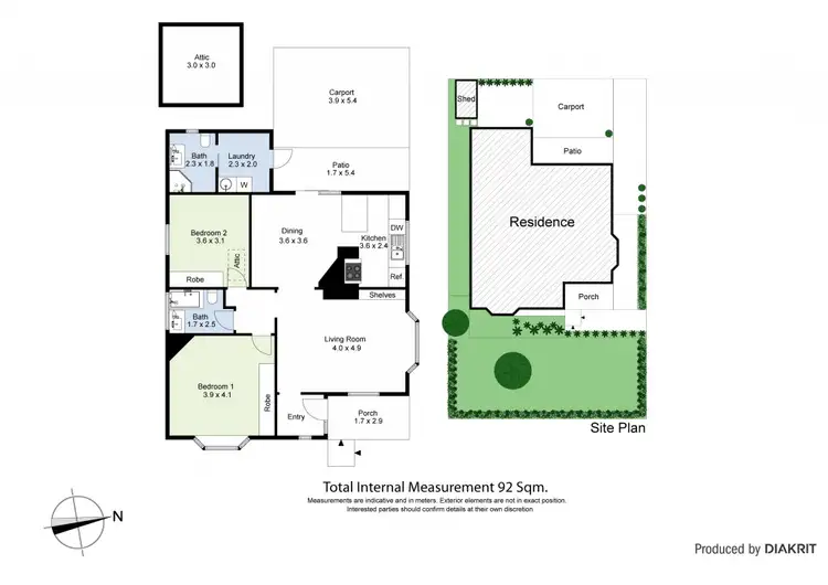 Floorplan of Homely house listing, 351 Douglas Parade, Newport VIC 3015